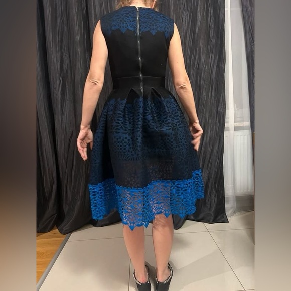 Maje Russe Honeycomb Knit And Guipure Dress Size 1 Retail $665 - Picture 7 of 11